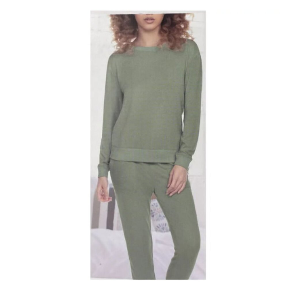 Honeydew Womens Supersoft 2 Piece Pajama Set Olive